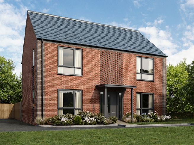 4 bedroom house - artist's impression subject to change. Images are representative of the house types and not necessarily the specified plots as some details may vary.